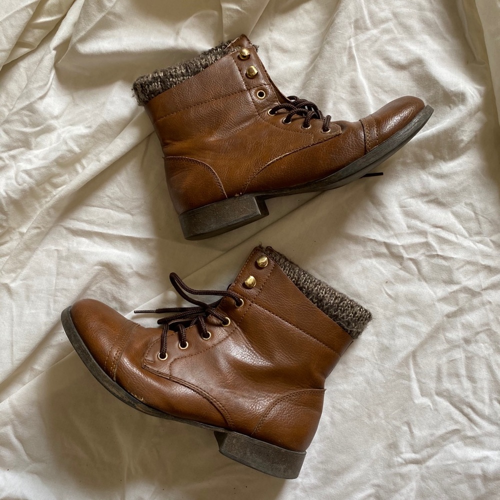 Brown boots